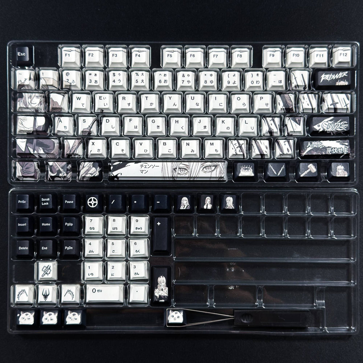 Power Chainsaw Man Cherry profile keycap set