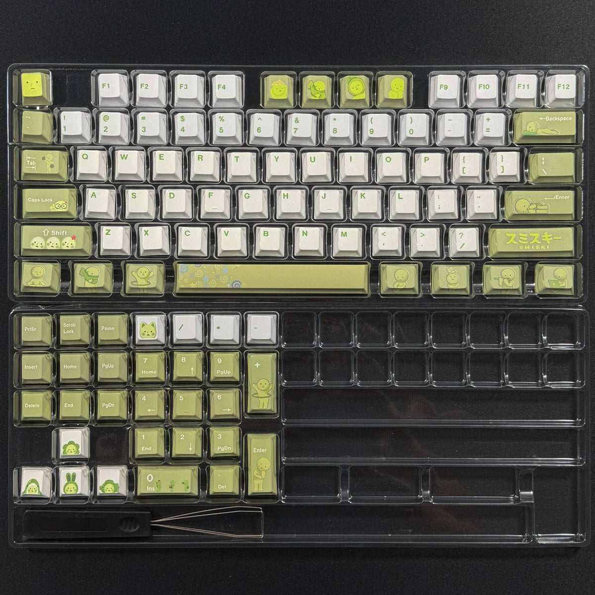 Smiski Cherry profile keycap set